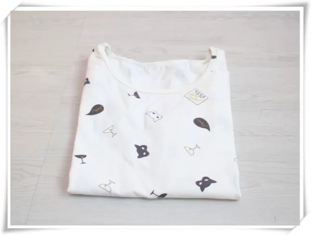 GP hạn chế mèo dễ thương / hoa thanh lịch ngọt ngào Đồ ngủ nữ Nhật Bản cotton dài tay áo đơn