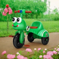 Clearance clearance childrens tricycle foldable baby bicycle 1-4 years old 2 childrens bicycle with music and light