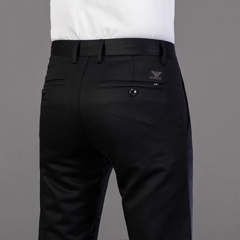 Suit Pants Summer High-End Brand Black Casual Pants for Men 2026 New Style Straight-Leg Stretch Non-Iron Business Trousers for Men