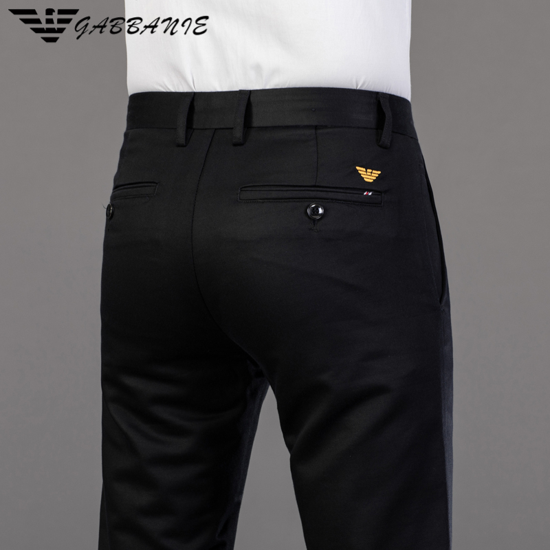 Suit Pants Summer High-End Brand Casual Pants Men's Straight-Leg Spring and Autumn 2026 New Middle-Aged Black Business Dress Pants