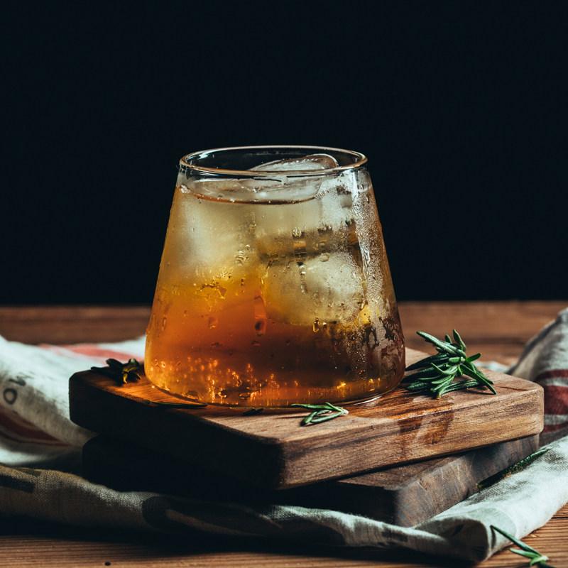 Japanese Mount Fuji Crystal Glass Beer Glass Whiskey Glass Sake Glass Cocktail Glass Household Heat Resistant Cup