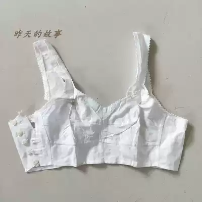 Nostalgic old stock 80s women's underwear Cotton bra bra 70 72 cm