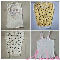 Nostalgia old stock of 80 - 90s Big Child Girl Vest T - shirt