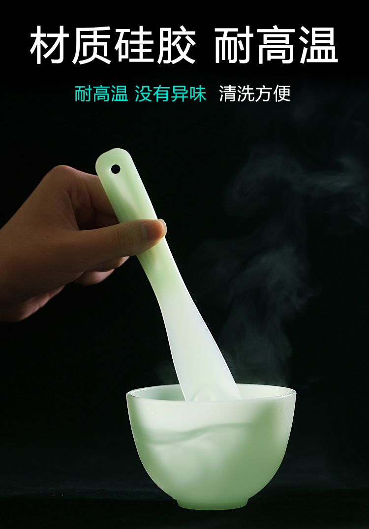 Mặt nạ bát đầy đủ bộ silica gel làm đẹp spa bốn trong một DIY Công cụ mặt nạ tự chế đặt màng mềm - Các công cụ làm đẹp khác đồ bấm mi