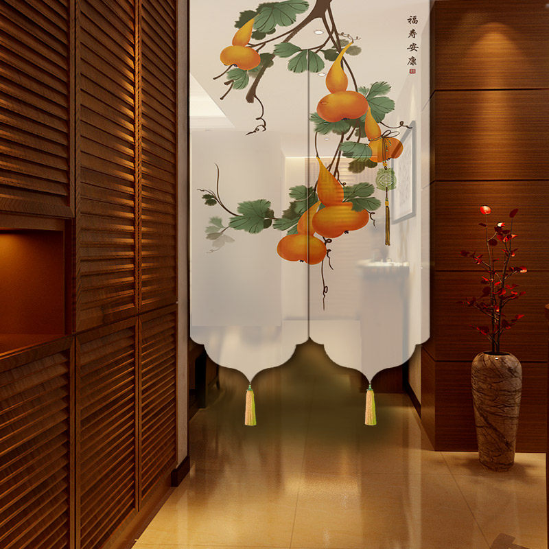 Picture original Chinese hoist curtain fulu curtain decoration curtain dressing room diaphragm kitchen