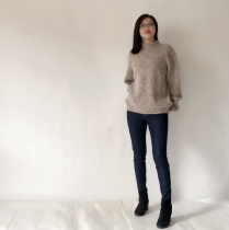 Super thick wool mixed flower thick needle sweater (super special) ~A1802