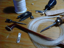 All kinds of violin bow repair-change bow hair for Horsetail repair bow
