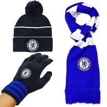 Real Madrid Juve Chelsea Liverpool Arsenal Paris Massey Football Team Gloves Warm Scarf Hat Set