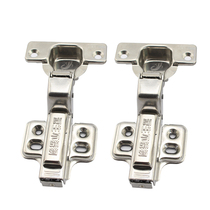 304 stainless steel hinge cabinet wardrobe door aircraft pipe hinge damping hydraulic buffer large Bend middle bend door hinge