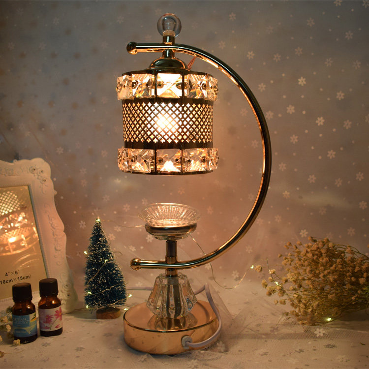 Essential oil lamp stove plug-in electric dimming incense machine large number creative incense light bedroom incense table lamp beauty salon lavender