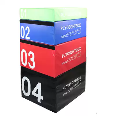 Martial arts gymnastics Dance professional jump box Fitness equipment Software combination jump box burst bouncing force training box jump stool