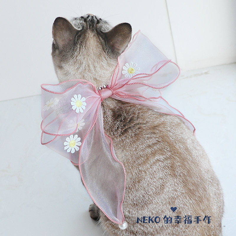 Original handcraft super beautiful fairy bow bow jig cat dog dog neck neck neck decoration