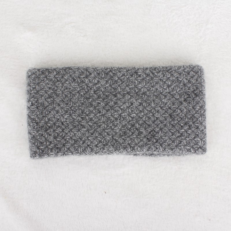 100% cashmere ladies cashmere headband pure cashmere pattern headband headband soft and comfortable simple and generous