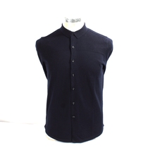 Fu Xianglin Fine Spinning Pure Cashmere Cashmere Collar Shirt Department Buttoned Male Cardiovert 100% Mountain Cashmere Tooling Positive Dress Cashmere Shirt