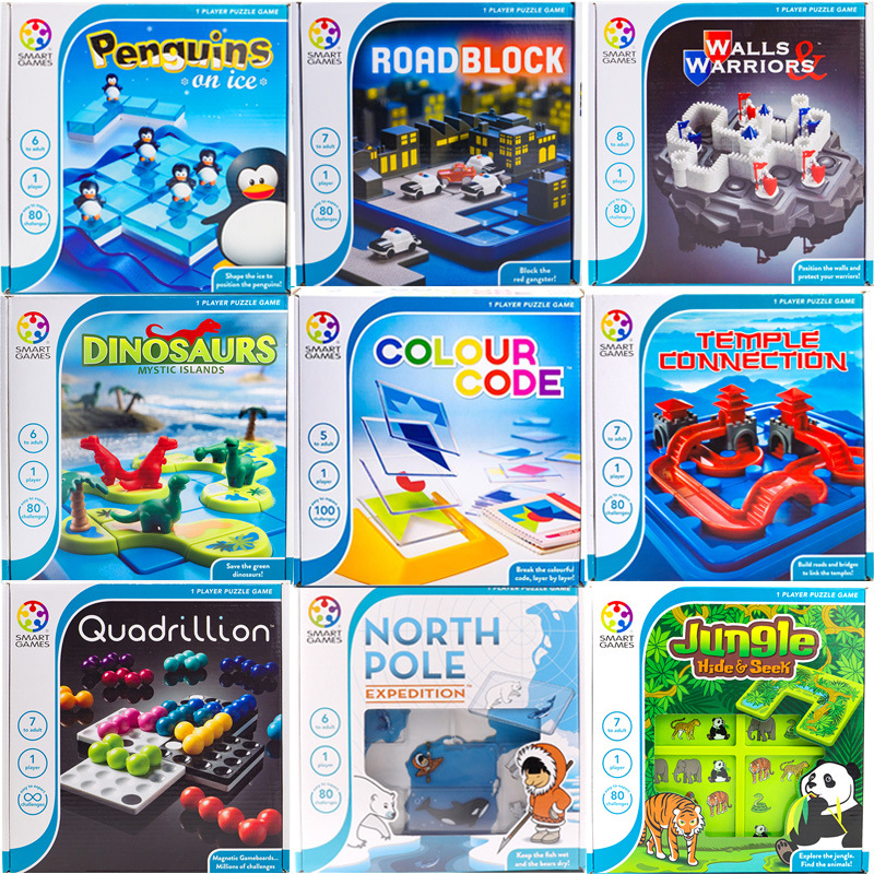 smart games color decoding penguin on ice