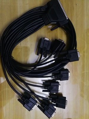 Multi-serial line 8 ports DB62 to DB9