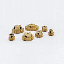 Boss copper 0 7 mold 10~120 cylindrical spur gear transmission parts micro precision 0 7m gear B type hole F Leave a message