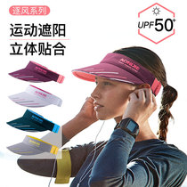 Oniti outdoor quick-drying sports running empty top hat sweat-absorbing cross-country running large brim visor men and women