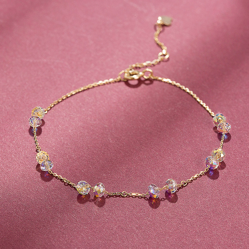 Austrian crystal bracelet bracelet Han edition of the string temperament of the fine and sophisticated flash