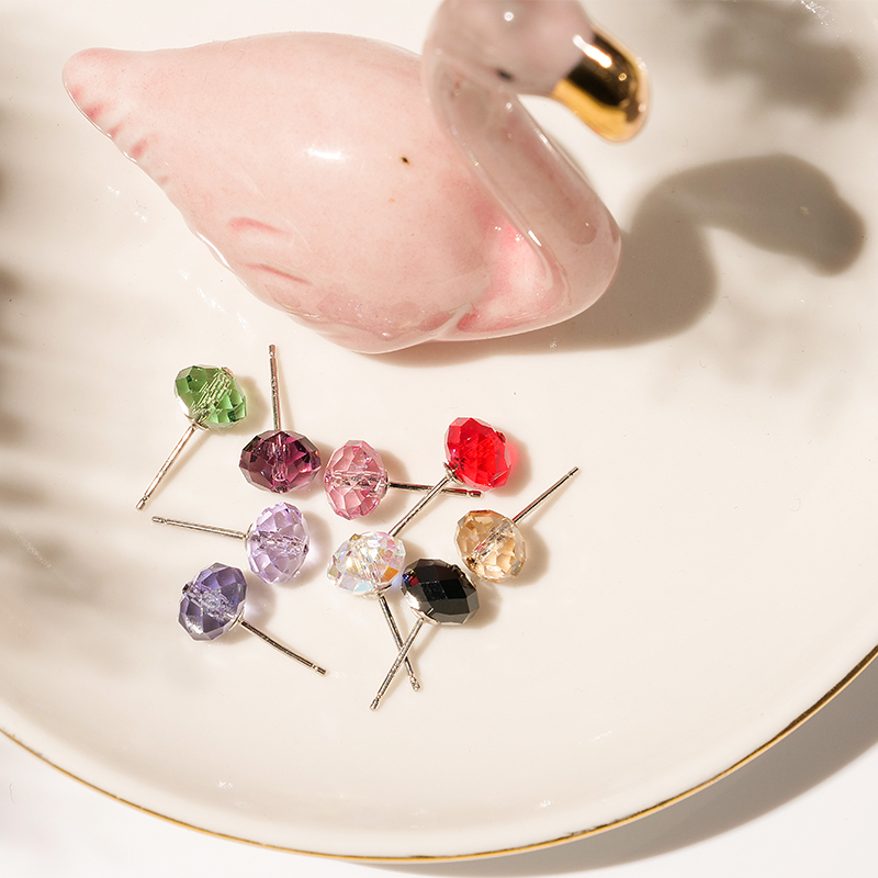 2022 New Austrian Crystal Ear - nail silver ear decorated with small earrings and small earrings