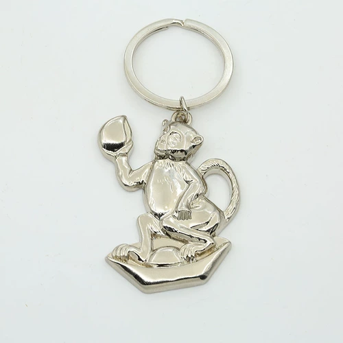 Талисман, брелок для ключей с лазером, подарок на день рождения, обезьяна, с печатью вашего логотипа