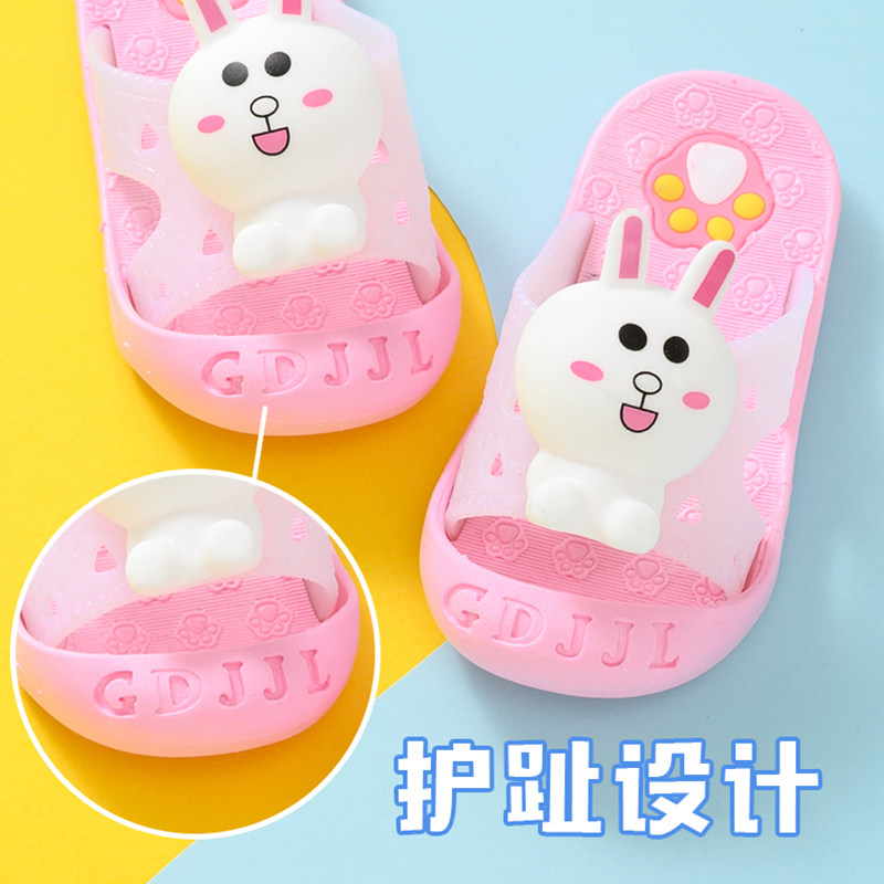 Baby boys slippers summer nonslip soft bottom 2 years old 3 girls princess cute toddler