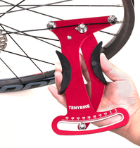 TENYBIKE bicycle spoke tensiometer Steel wire tensiometer adjustment wheel set correction tool