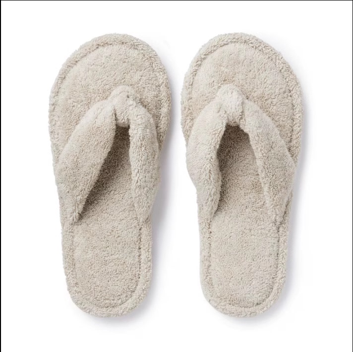 Multi-Color Breathable Japanese-Style Sweat-Absorbent Towel-Soled Home Soft-Soled Silent Flip-Flops for Men and Women