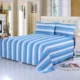 [Đặc biệt hàng ngày] Bộ ba mảnh vải lanh cũ dày (2 * 2.3 + cặp vỏ gối) bộ drap giường 1m6