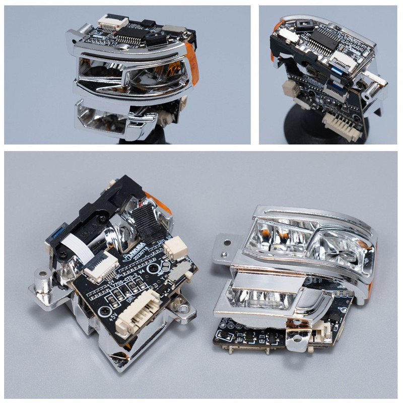 AXspeed Set Luci Pedale In Alluminio Per Tamiya Scania 770S 1/14 - Upgrade Illuminato Per Modelli 56368 56371 56379 - 2