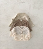 Брендовая детская летняя одежда, кардиган, рубашка для девочек для выхода на улицу, куртка, средство от комаров для раннего возраста, простой и элегантный дизайн