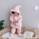 Детский зимний пуховик для выхода на улицу для девочек, утепленная милая куртка для принцессы