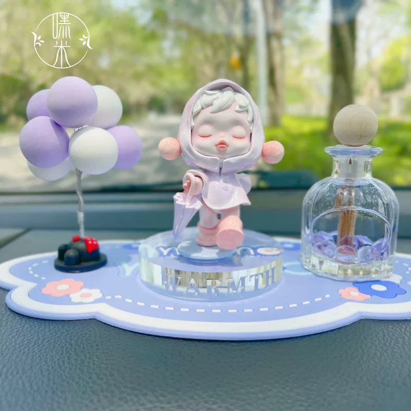 Positive bubble Mate Skullpanda temperature car center console car decoration car ornament aromatherapy car internal perfume