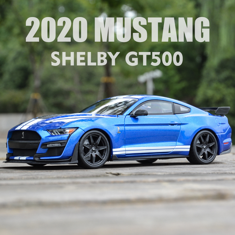 Meichitu 1:18 Ford Mustang 2020 Shelby Gt500 American Muscle Car Simulation Alloy Car Model