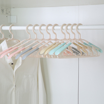Childrens multifunctional plastic non-slip retractable adult shoulder hanger trouser rack tie tie clip drying rack