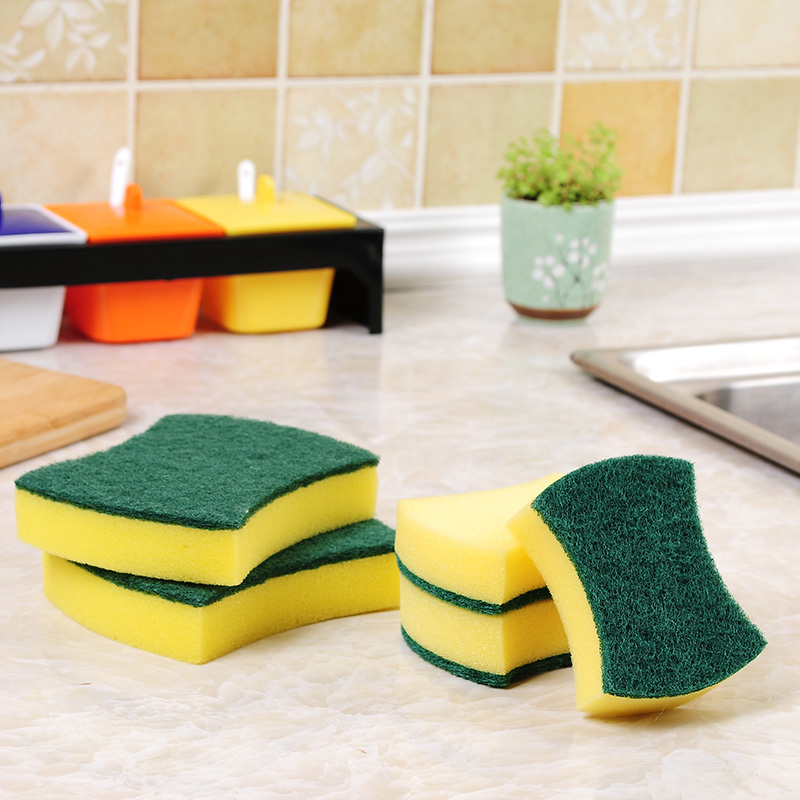 Household items cleaning double-sided dish washing nano dishcloth brush pan magic sponge wipe scouring pad kitchen cleaning