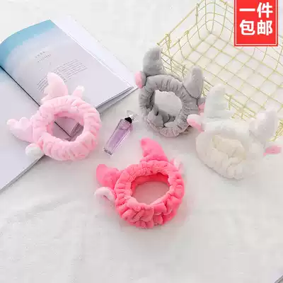 Face wash hair band makeup hair band mask hair hoop cute wig women bag headscarf cartoon hair strap