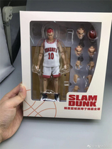 Da Sheng model slam dunk master white jersey Sakuragi flower Road Bald man when the slam dunk movable doll