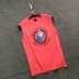 Áo thun cotton nam không tay vest thể thao thể thao không tay cổ tròn áo thun Boxing 2061 - Áo vest cotton áo ba lỗ tập gym Áo vest cotton