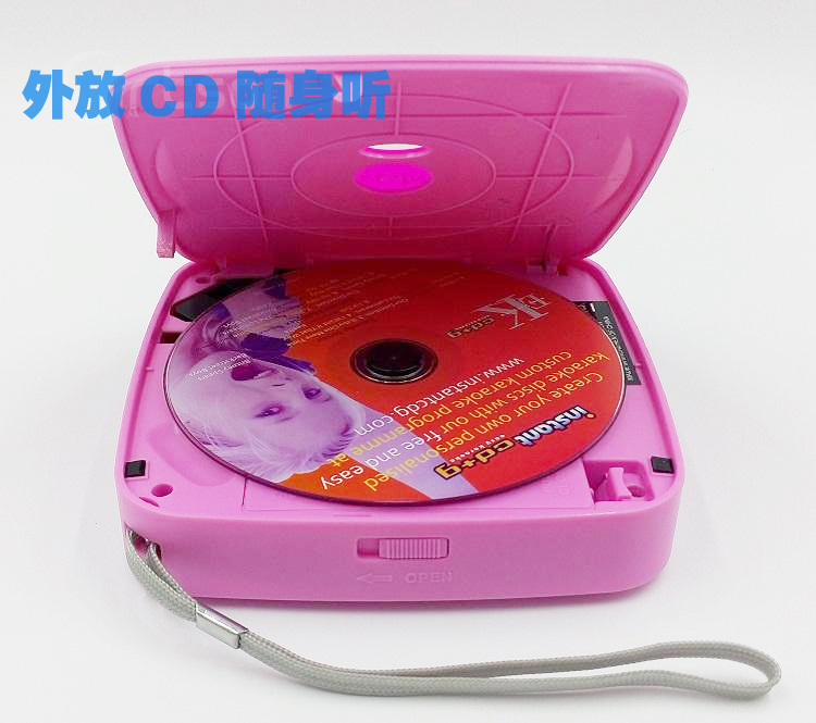 CD có thể sạc lại Walkman Mini CD Player Âm thanh USB MP3 Tiếng Anh Nghe CD với bên ngoài - Máy nghe nhạc mp3 máy nghe nhạc ak	