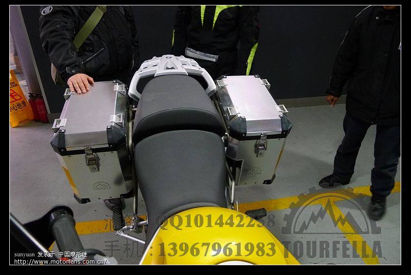 TOURFELLA Tip Motorcycle Travel Border Box Aluminum Tank Water Resistance Tank New 1200GS Target Three Boxes