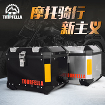 TOURFELLA TIC Tock motorcycle aluminum alloy tail case Aluminum case Tufele classic general lock tail case