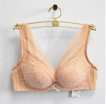 Manifen 20811083 no steel rim bra deep V sexy beauty back thick Cup adjustable bra womens underwear