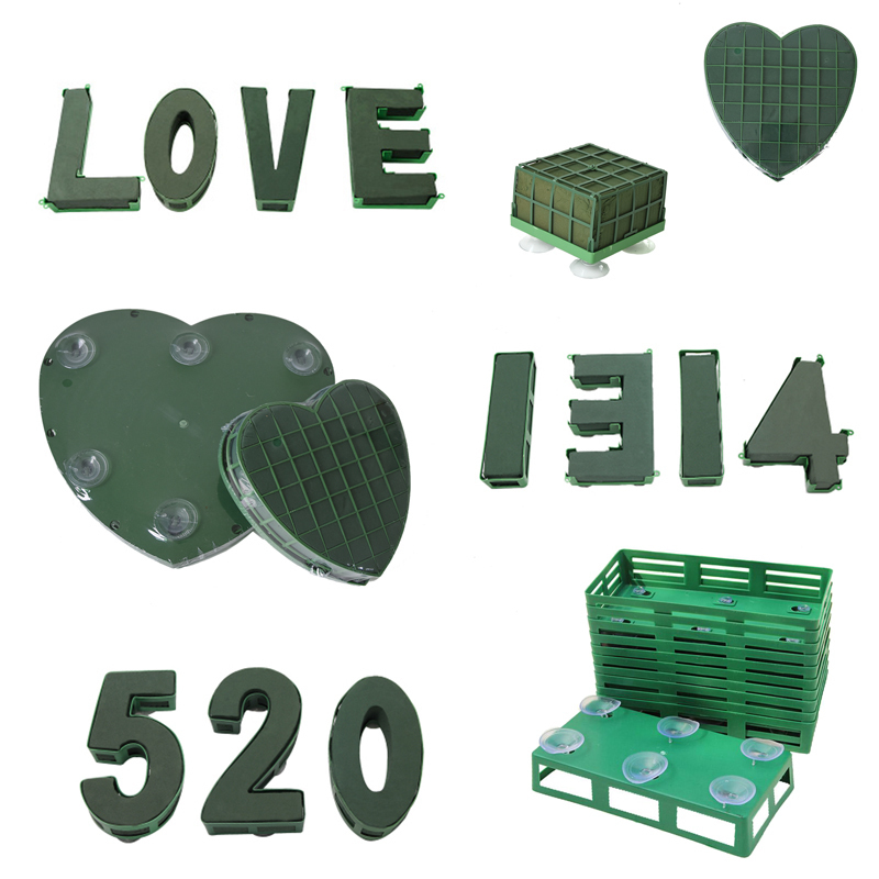 Wedding Car Sucker with Cement-shaped Love Flower Suckle Car Suckle Decorated Florida Wedding Supplies