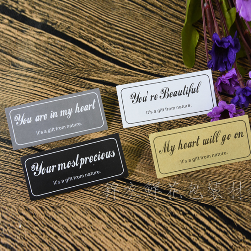 Florist adhesive labels floral seal stickers waterproof floral stickers Flowers Packaging