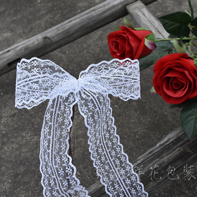 High quality sweet lace 5 meters bow bow handmade accessories flowers gift packaging decoration handmade