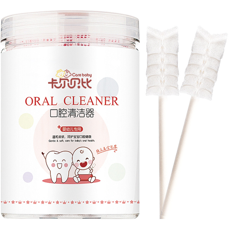 Newborn Son Gauze Toothbrush Baby Wipe Tooth Napkins Teeth Clean Wash Teeth Toiletries Baby Mouth Cleaner Tongue