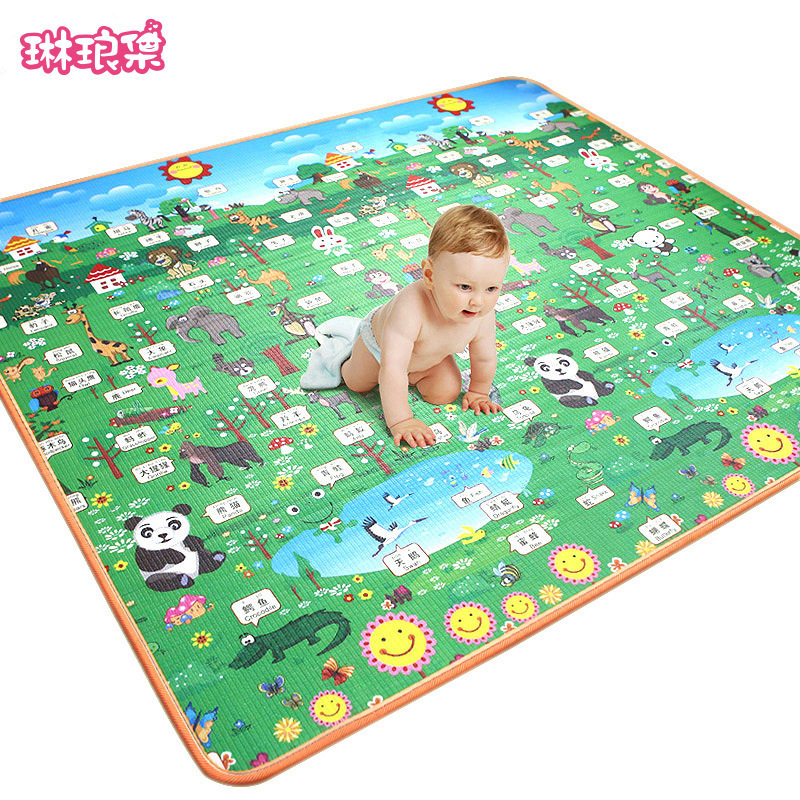 Newborn baby lay floor children baby baby crawling mat thick bedroom winter thick baby out mat