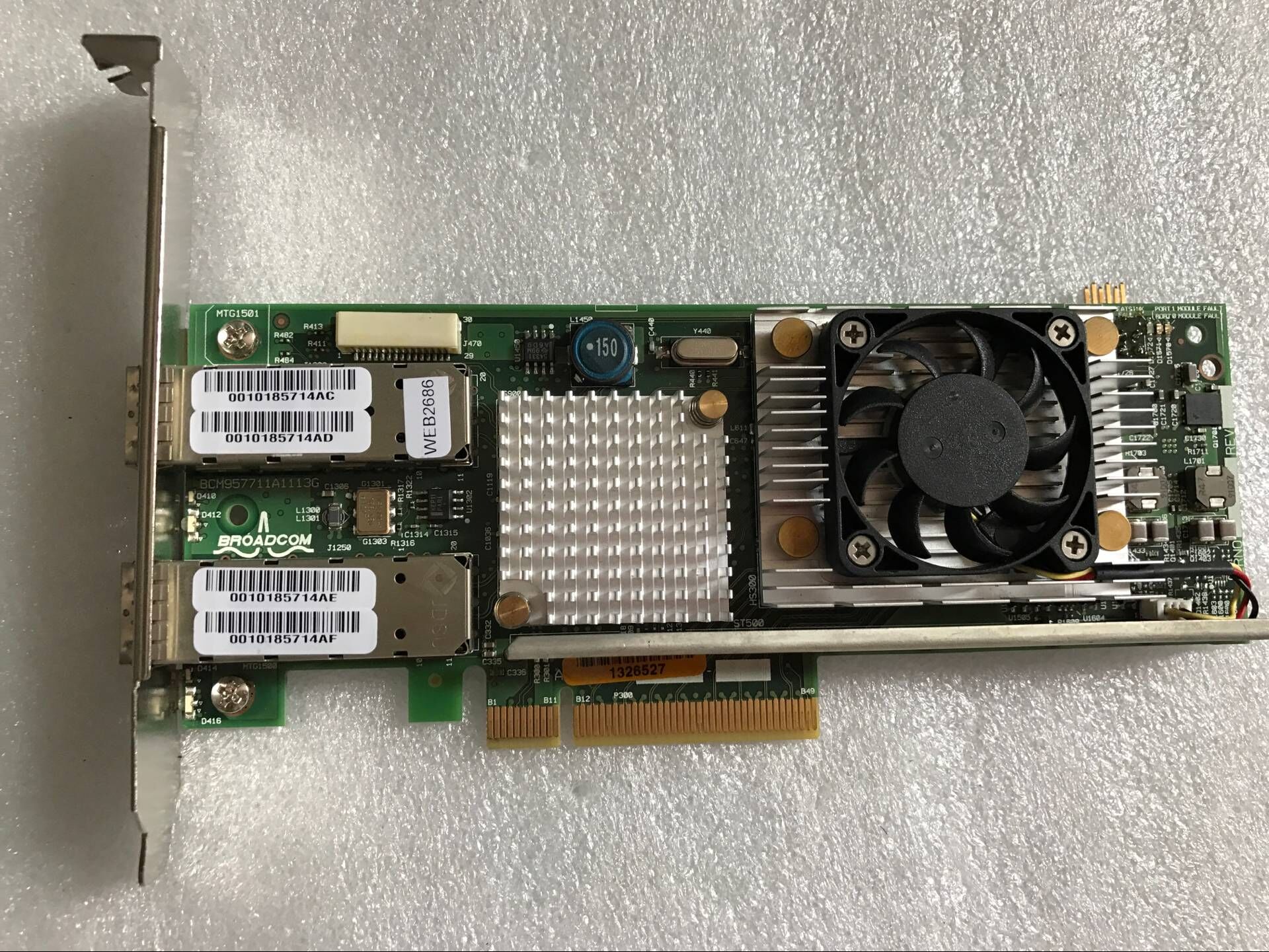Broadcom BCM957810 10g SFP PCIE dual port HP CN1100R 10 gigabit fiber optic network card