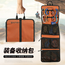 Hinda Climbing Equipment Carry-on Bag Main Lock Quick-hang Loose Piece Harness Bundling Roll Anti-Scraping Portable Kit Bag